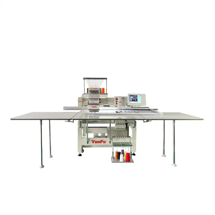 Kvalitní plochý 3D vyšívací stroj s jednou hlavou