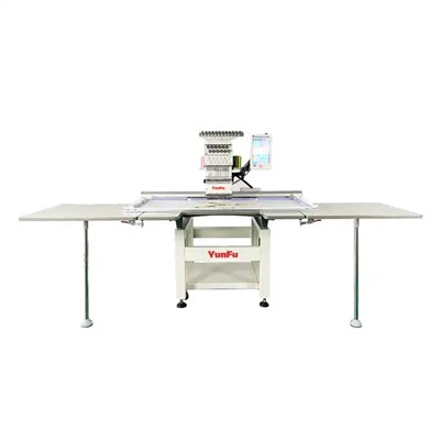 12 jehel Velkoformátový vyšívací stroj s jednou hlavou