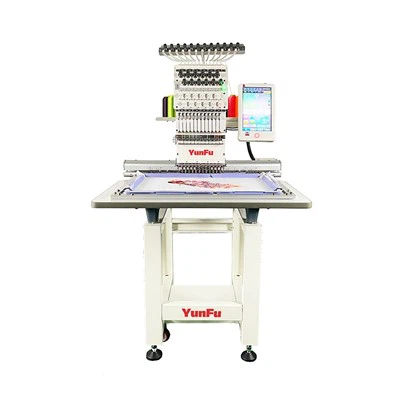 Plochý vyšívací stroj na oděvy s čepicí 350 * 1200 mm