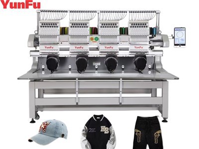 2025 New Type 4 Head Embroidery Machine High Effciency